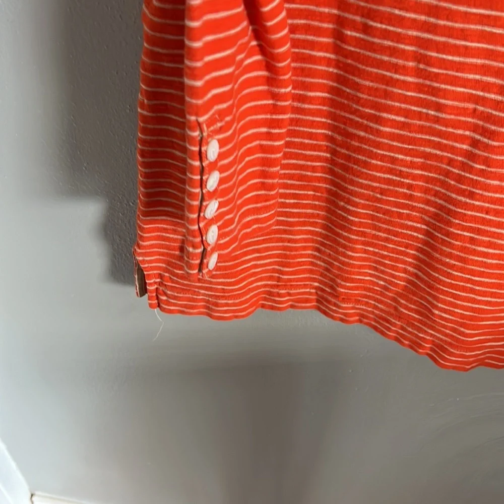 J. Crew 3/4 sleeve striped tee